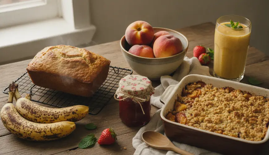 Les recettes à base de fruits trop mûrs sont étonnamment variées