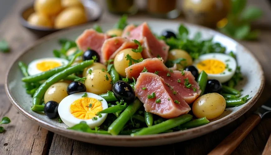 Salade Niçoise comme plat idéal pour votre mode de vie sain