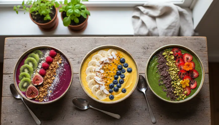 Les bols smoothie vous rassasieront et vous donneront de l'énergie