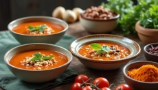 Soupe aztèque comme une recette facile pour un dîner sain