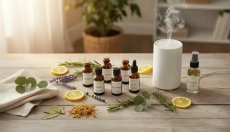 Les huiles essentielles à la maison aident au ménage et à la relaxation