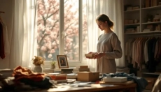 Le printemps comme un nouveau départ qui vous aide à laisser aller les vieilles choses et pensées