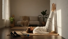 # Positions de yoga pour soulager les pieds après une journée en talons