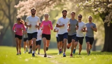 Reprendre la course après l'hiver est plus facile si vous commencez lentement et laissez le corps se