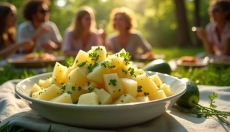 Découvrez comment préparer une salade de pommes de terre autrichienne avec des concombres