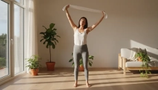 Faites bouger vos épaules à la maison simplement avec une serviette ordinaire