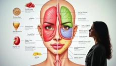 La santé à portée de main grâce à la carte des organes du visage et l'auto-observation
