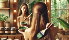 Des cheveux sains commencent par une couleur naturelle sans produits chimiques