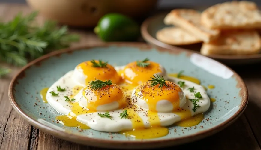 Les œufs turcs vous charmeront par une interprétation exotique du classique petit-déjeuner.