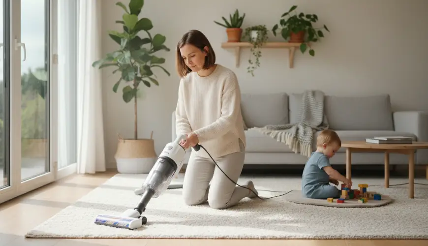 # Entretien des tapis contre les acariens et la poussière étape par étape