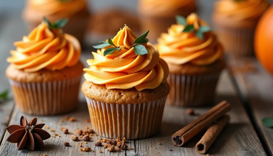 Créez une ambiance confortable à la maison avec des cupcakes à la citrouille ce week-end