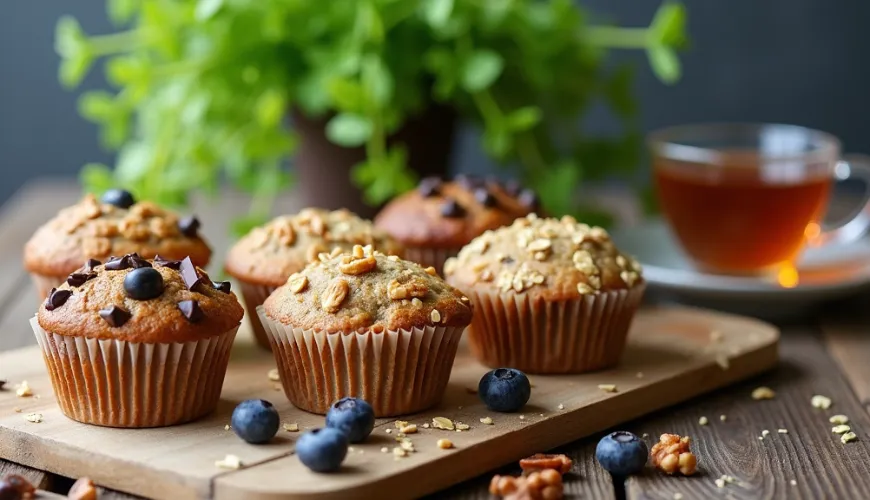Muffins sains à l'avoine et à la banane pour toutes les occasions