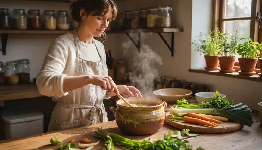 Bouillons de légumes comme base de chaque bon plat