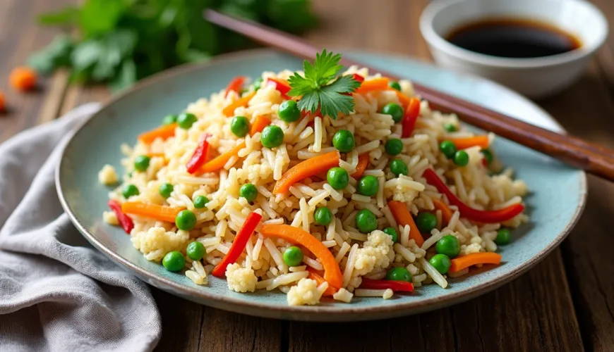 Essayez la recette de riz au chou-fleur et découvrez un goût exceptionnel.